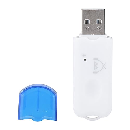 ASHATA Mini USB Bluetooth Receptor Audio A2DP Adaptador inalámbrico de música para automóvil AUX Teléfono móvil, USB Bluetooth Adaptador inalámbrico Bluetooth Receptor de Audio Bluetooth Soporte A2DP