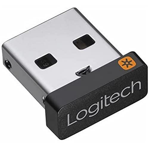 Logitech USB Receptor Unifying, Negro, 1