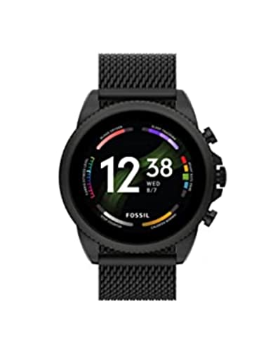 Fossil Connected Smartwatch Gen 6 para Hombre con tecnología Wear OS de Google, frecuencia cardíaca, NFC y notificaciones smartwatch FTW4066
