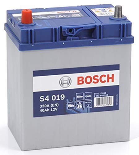 Bosch S4019 Batería de coche 40A/h 330A tecnología de plomo-ácido para vehículos sin sistema Start y Stop