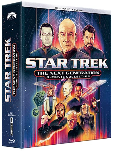 Star Trek VII - X Pack The Next Generation 4-Movie Collection (4K UHD + Blu-ray): VII.- La Proxima Generacion; VIII.- Primer Contacto; IX.- Insurreccion; X.- Nemesis [Blu-ray]